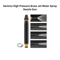 Sentrox High Pressure Brass Jet Water Spray Nozzle Gun