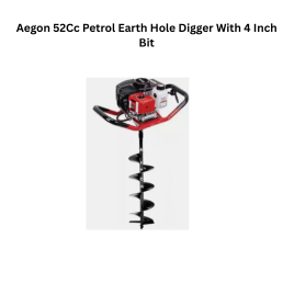 Aegon 52Cc Petrol Earth Hole Digger With 4 Inch Bit