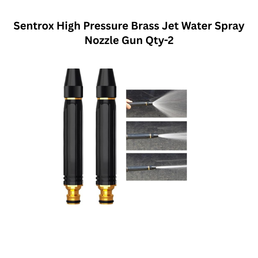 Sentrox High Pressure Brass Jet Water Spray Nozzle Gun Qty-2