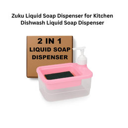 Zuku Liquid Soap Dispenser for Kitchen Dishwash Liquid Soap Dispenser