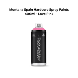 Montana Spain Hardcore Spray Paints 400ml - Love Pink