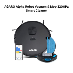 Agaro Alpha Robot Vacuum & Mop 3200Pa Smart Cleaner