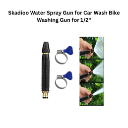 Skadioo Water Spray Gun for Car Wash Bike Washing Gun for 1/2"