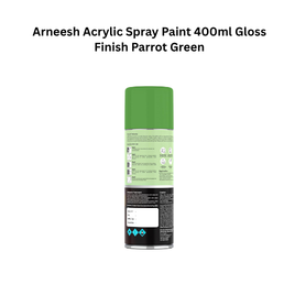Arneesh Acrylic Spray Paint 400ml - Parrot Green