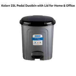 Kolorr 23L Pedal Dustbin with Lid for Home & Office