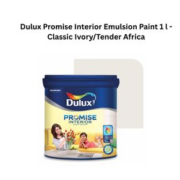 Dulux Promise Interior Emulsion Paint 1L - Classic Ivory/Tender Africa