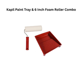 Kapil Paint Tray & 6 Inch Foam Roller Combo