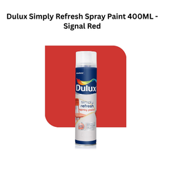 Dulux Simply Refresh Spray Paint 400ML - Signal Red
