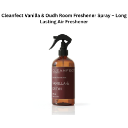 Cleanfect Vanilla & Oudh Room Freshener Spray – Long Lasting Air Freshener