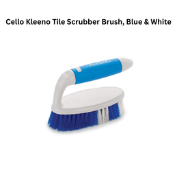 Cello Kleeno Tile Scrubber Brush, Blue & White
