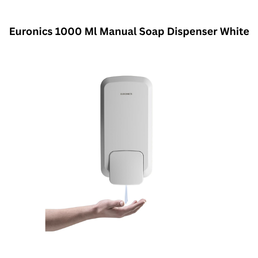 Euronics 1000 Ml Manual Soap Dispenser White