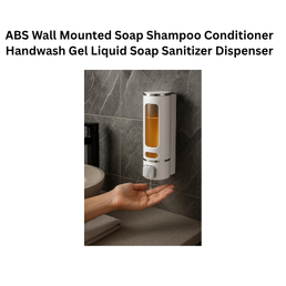 ABS Wall Mounted Soap Shampoo Conditioner Handwash Gel Liquid Soap Sanitizer Dispenser