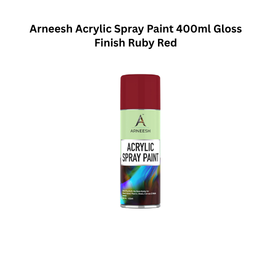 Arneesh Acrylic Spray Paint 400ml - Ruby Red