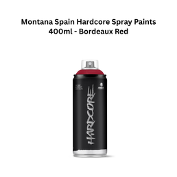 Montana Spain Hardcore Spray Paints 400ml - Bordeaux Red