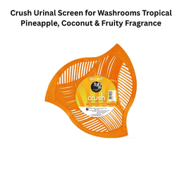 Crush Urinal Screen for Washrooms Tropical Pineapple, Coconut & Fruity Fragrance