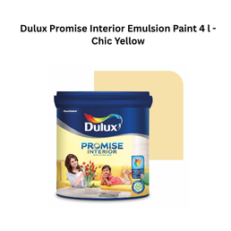 Dulux Promise Interior Emulsion Paint 4 l - Chic Yellow