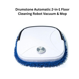 Drumstone Automatic 2-in-1 Floor Cleaning Robot Vacuum & Mop