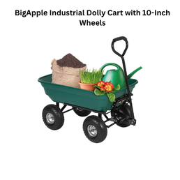 BigApple 250 Kg Industrial Dolly Cart with 10-Inch Wheels