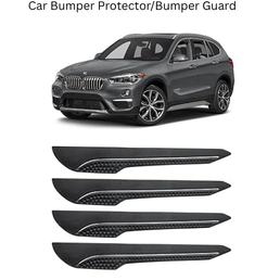 AOSIS-Car Bumper Protector/Bumper Guard for BMW with Single Chrome Stripe (4-Pcs)