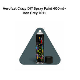 Aerofast Crazy DIY Spray Paint 400ml - Iron Grey 7011