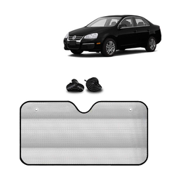 KINGSWAY® Car Window Foil Curtain Sticky Sun Shade Compatible with Honda Civic,