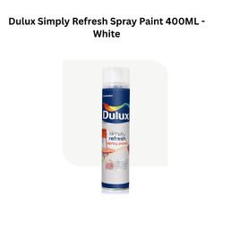 Dulux Simply Refresh Spray Paint 400ML - White