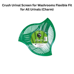 Crush Urinal Screen for Washrooms Flexible Fit for All Urinals (Charm)
