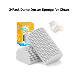 2-Pack Damp Duster Sponge for Clean