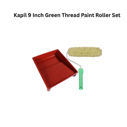 Kapil 9 Inch Green Thread Paint Roller Set