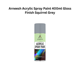 Arneesh Acrylic Spray Paint 400ml - Squirrel Grey