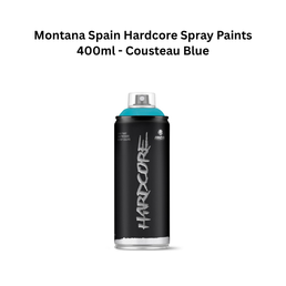 Montana Spain Hardcore Spray Paints 400ml - Cousteau Blue