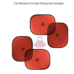 Car Rear Window Sun Shade – Foldable Mesh Screen, UV & Heat Protection, Static Cling, Universal Fit for Hatchbacks & Sedans (1 Pc, Black)