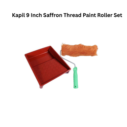 Kapil 9 Inch Saffron Thread Paint Roller Set