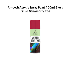 Arneesh Acrylic Spray Paint 400ml - Strawberry Red