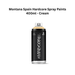 Montana Spain Hardcore Spray Paints 400ml - Cream