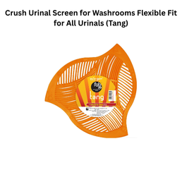 Crush Urinal Screen for Washrooms Flexible Fit for All Urinals (Tang)