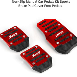 5 Speed Manual Transmission Gear Shift Knob Compatible for All car 5 Gear and Reverse, Black Leather with Red Stitching, Chrome Finish