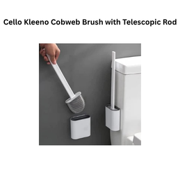 Kalkey Silicone Toilet Brush with Stand – Pack of 1