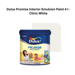 Dulux Promise Interior Emulsion Paint 4 l - Clinic White