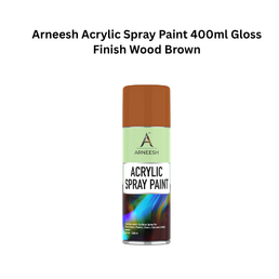 Arneesh Acrylic Spray Paint 400ml - Wood Brown