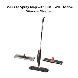 BonKaso Spray Mop with Dual-Side Floor & Window Cleaner