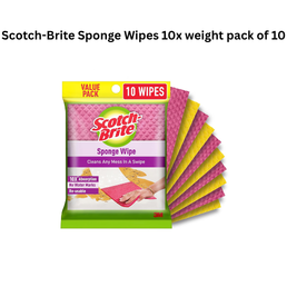 Scotch-Brite Sponge Wipes 10x weight pack of 10