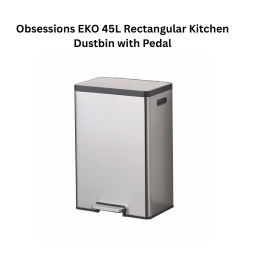 Obsessions EKO 45L Rectangular Kitchen Dustbin with Pedal