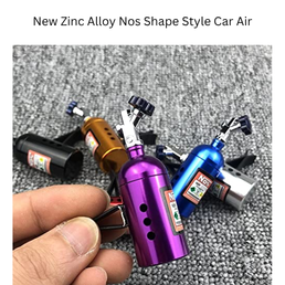 BKN Trending New Zinc Alloy Nos Shape Style Car Air-Vent Air Freshener Block|, Interior Decoration for All Type Cars AC Vents