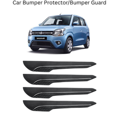 AOSIS-Car Bumper Protector/Bumper Guard for BMW with Single Chrome Stripe (4-Pcs)