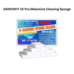 SANXINHT 10 Pcs Melamine Cleaning Sponge