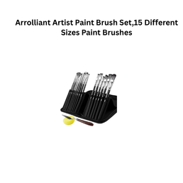 Arrolliant Artist Paint Brush Set,15 Different Sizes Paint Brushes
