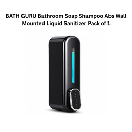 BATH GURU Bathroom Soap Shampoo Abs Wall Mounted Liquid Sanitizer Pack of 1
