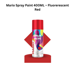 Mario Spray Paint 400ML - Fluorescent Red