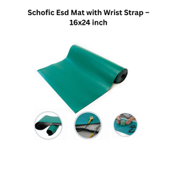Schofic Esd Mat with Wrist Strap – 16x24 inch
